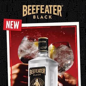 Arriva a dicembre in Italia Beefeater Black La nuova referenza premium di Beefeater