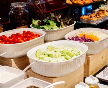 Al ristorante con la formula “all you can eat”