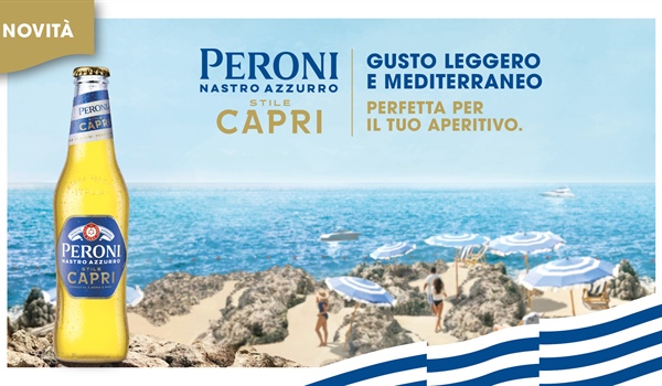 Peroni Nastro Azzurro presenta Stile Capri, la nuova birra dell’estate italiana