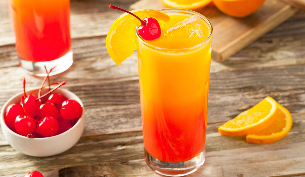 Tequila Sunrise Coctkail